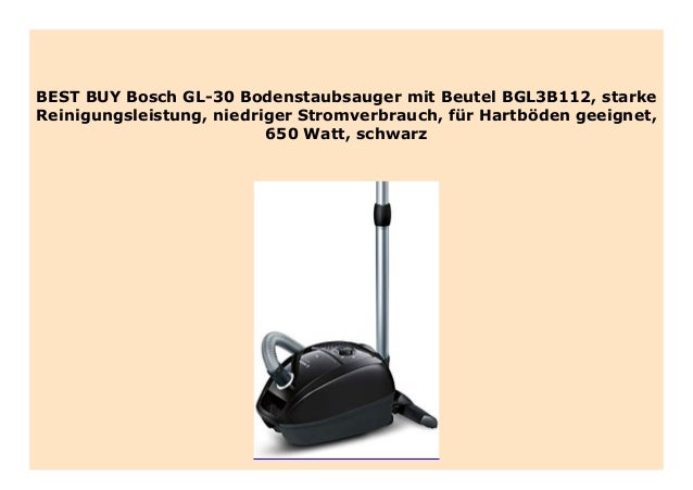 Best Price Bosch Gl 30 Bodenstaubsauger Mit Beutel Bgl3b112 Starke R