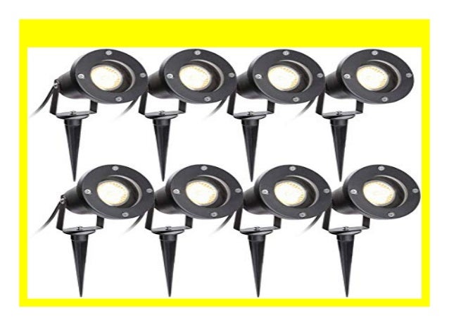8 GU10 4W wasserdicht COB Led Garten Beleuchtung Strahler Warmweiß Erdspieß IP65