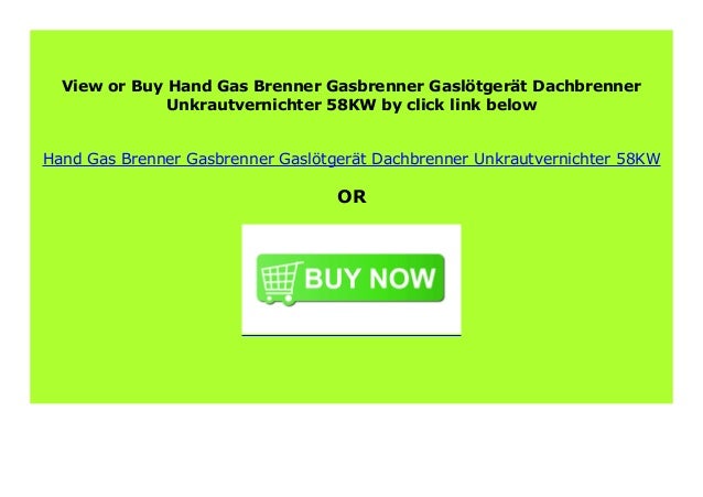 Sell Hand Gas Brenner Gasbrenner Gasl Tger T Dachbrenner