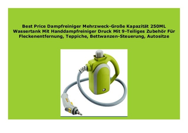Big Discount Dampfreiniger Mehrzweck Gro E Kapazit T 250ml