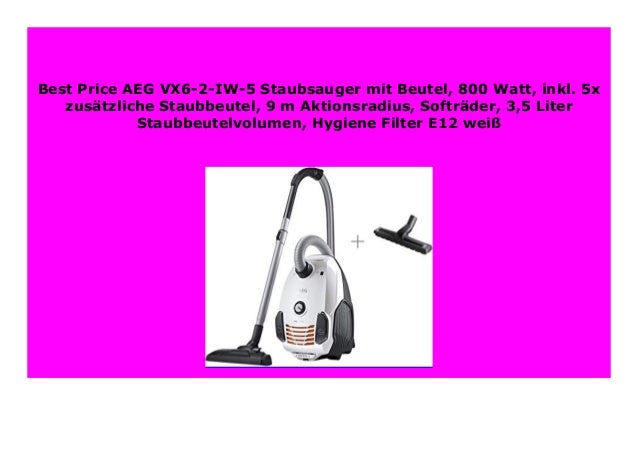 SELL AEG VX6-2-IW-5 Staubsauger mit Beutel, 800 Watt, inkl ...