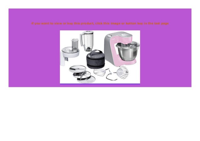 Best Buy Bosch Mum58k20 Creationline K Chenmaschine 1000 W 3 9 L