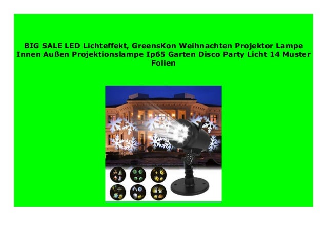 Big Sale Led Lichteffekt Greenskon Weihnachten Projektor Lampe Innen