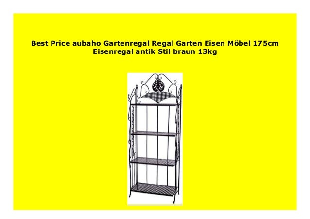 Sell Aubaho Gartenregal Regal Garten Eisen M Bel 175cm Eisenregal