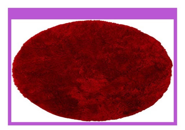 Best Product Dyckhoff Badteppich Bordeaux Rot Rund 100 Cm Durchmess