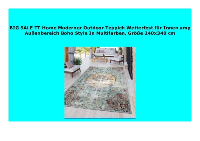 Best Price Tt Home Moderner Outdoor Teppich Wetterfest F R Innen Amp