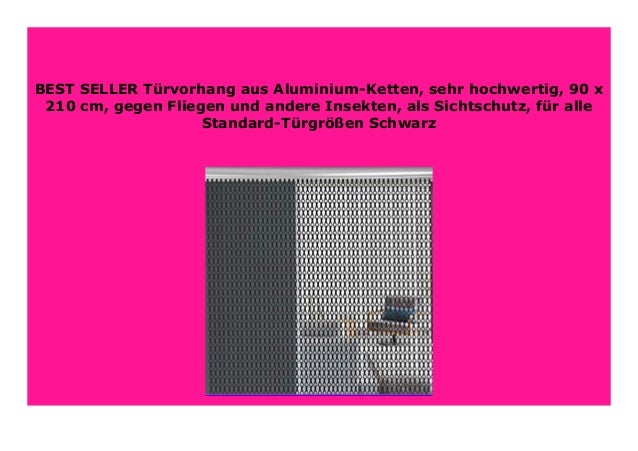 Best Buy T Rvorhang Aus Aluminium Ketten Sehr Hochwertig 90 X 210 C