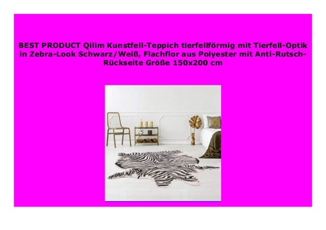 Best Price Qilim Kunstfell Teppich Tierfellf Rmig Mit Tierfell