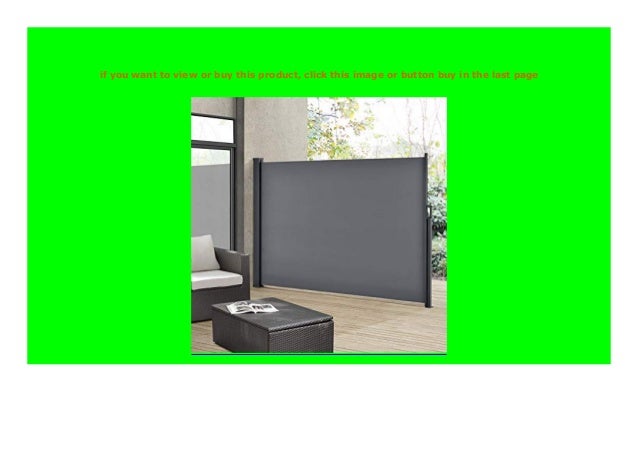 DISCOUNT ArtLife Seitenmarkise Dubai 200 x 300 cm ausziehbar grau
