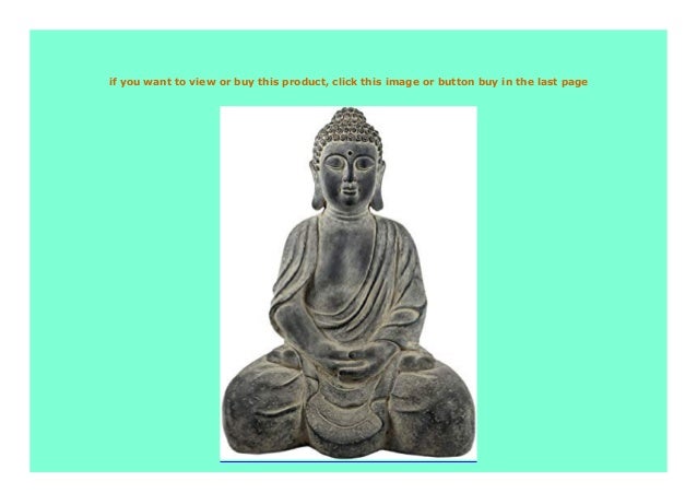 New Svita Buddha Sitzend Garten Deko Figur Asien Statue Skulptur 71 C