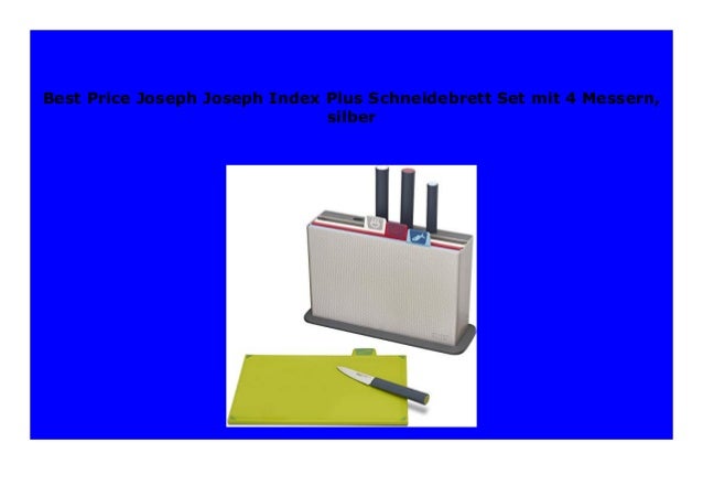 Sell Joseph Joseph Index Plus Schneidebrett Set Mit 4 Messern Silber