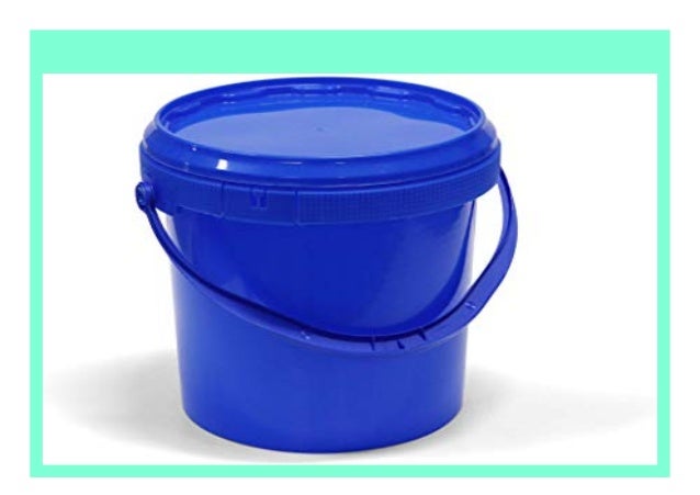BEST PRODUCT 50 x 5 L Eimer mit Deckel und B gel BLAU lebensmittelech…