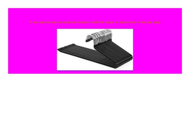 drehbarer Haken Shuchen Hosenb/ügel aus Metall 28 cm Rock mit Clips f/ür R/öcke verchromt