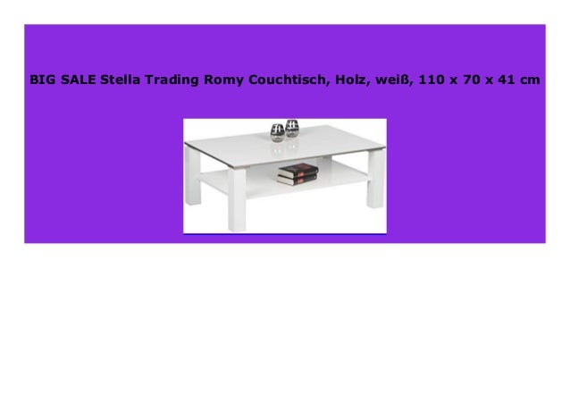 Best Buy Stella Trading Romy Couchtisch Holz Wei 110 X 70 X