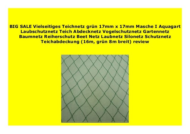 Big Sale Vielseitiges gr n 17mm x 17mm Masche I Aquagart