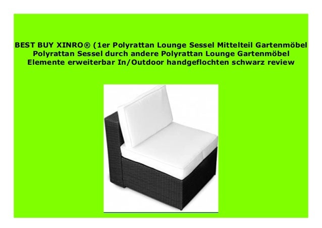 Gartenmobel Polyrattan Lounge