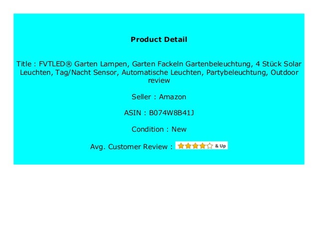 Best Seller Fvtled Garten Lampen Garten Fackeln