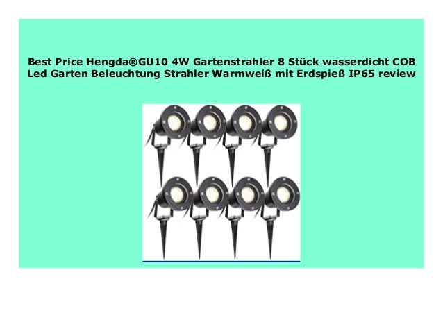 Hot Sale Hengda Gu10 4w Gartenstrahler 8 St Ck Wasserdicht Cob Led Ga