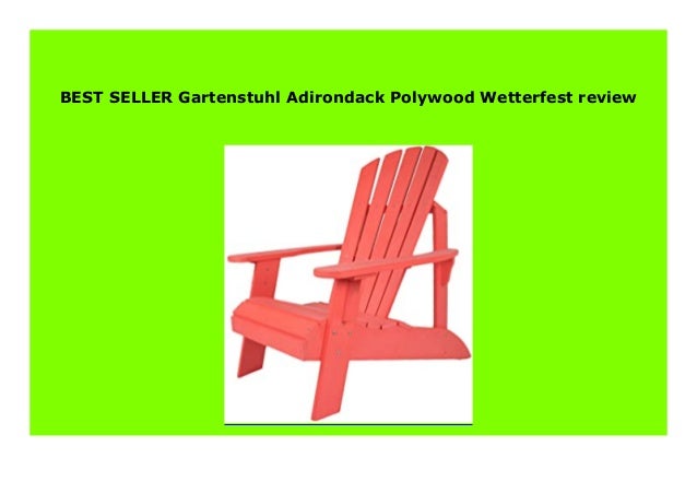 Hot Sale Gartenstuhl Adirondack Polywood Wetterfest Review 494