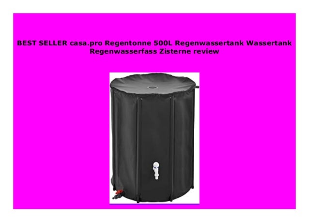 Sell Casa Pro Regentonne 500l Regenwassertank Wassertank Regenwas