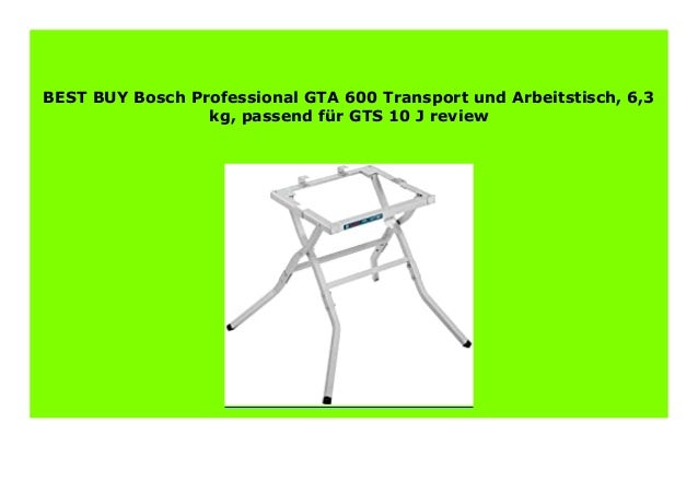 Best Price Bosch Professional Gta 600 Transport Und Arbeitstisch 6