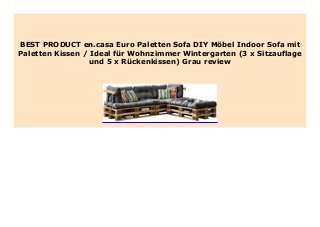 Best Price En Casa Euro Paletten Sofa Diy M Bel Indoor Sofa Mit