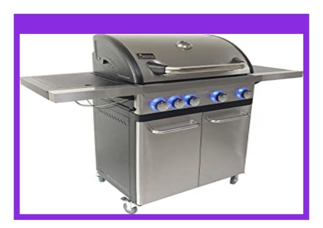 Best Price Activa Gasgrillwagen Gussrost Gas Grill 5 Brenner 12 8 K