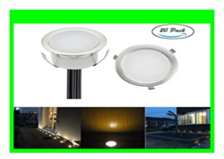 Best Buy 20er Set 9lm 30mm Bodenleuchten Aussen Ip67 Wasserdichte 0