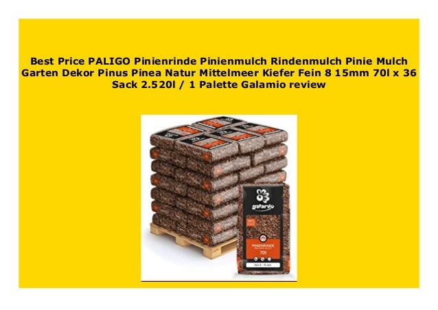 New Paligo Pinienrinde Pinienmulch Rindenmulch Pinie Mulch Garten Dek