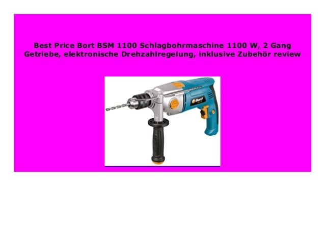 Schlagbohrmaschine BSM-1100
