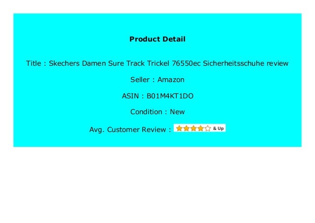 skechers sure track trickel review
