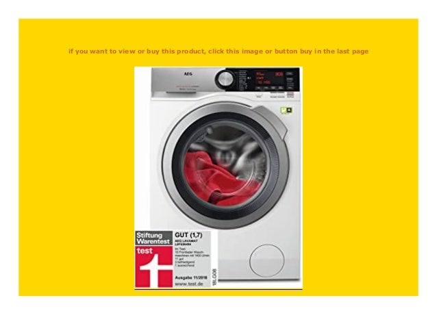 Best Buy Aeg L8fe86484 Waschmaschine Prosteam Auffrischfunktion