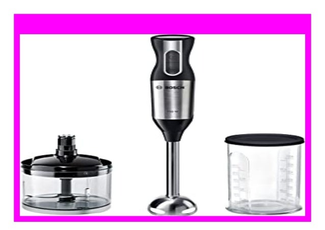 Bosch MSM6S20B Stabmixer ErgoMixx Style schwarz// edelstahl geb/ürstet 750 W