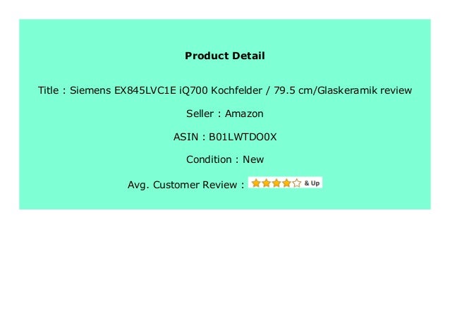Siemens EX845LVC1E iQ700 Kochfelder 79.5 cm//Glaskeramik