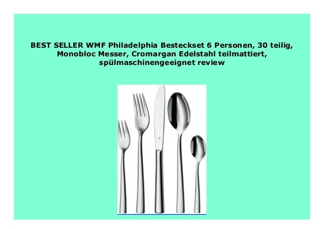 WMF Besteck-Set 30-teilig für 6 Personen Philadelphia Cromargan Edelstahl