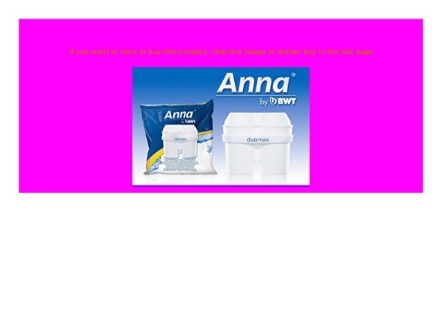 Best Price 20 Anna Duomax Wasserfilter 