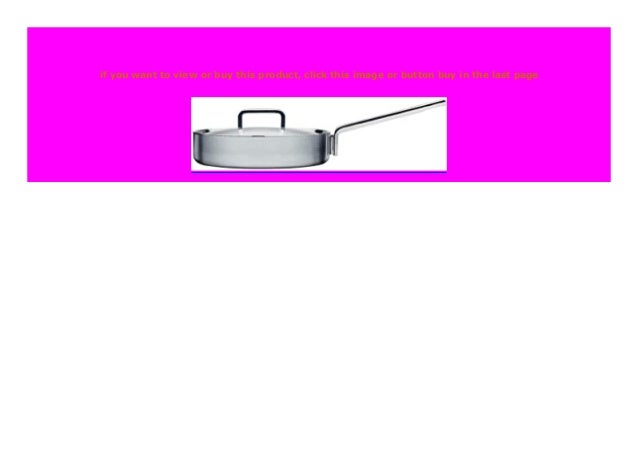Hot Sale Iittala Tools Saut Pfanne Edelstahl 26cm Review 682