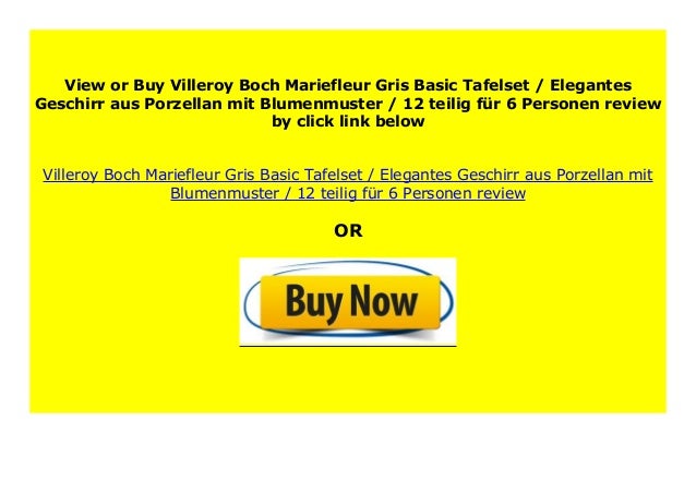 Hot Sale Villeroy Boch Mariefleur Gris Basic Tafelset Elegantes G