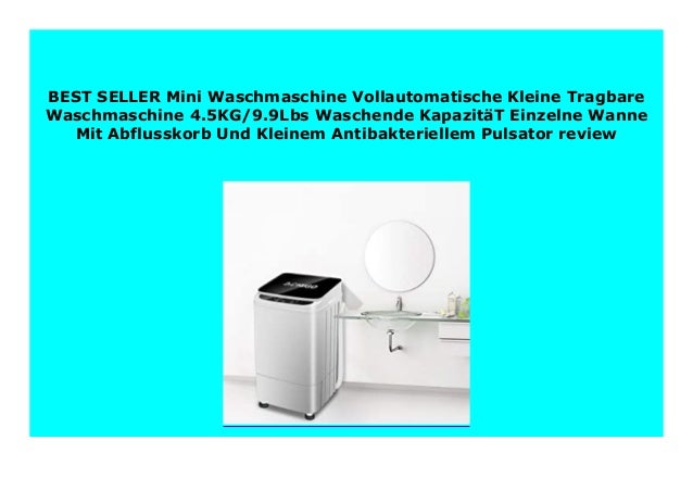 BEST PRODUCT Mini Waschmaschine Vollautomatische Kleine Tragbare Wasc…