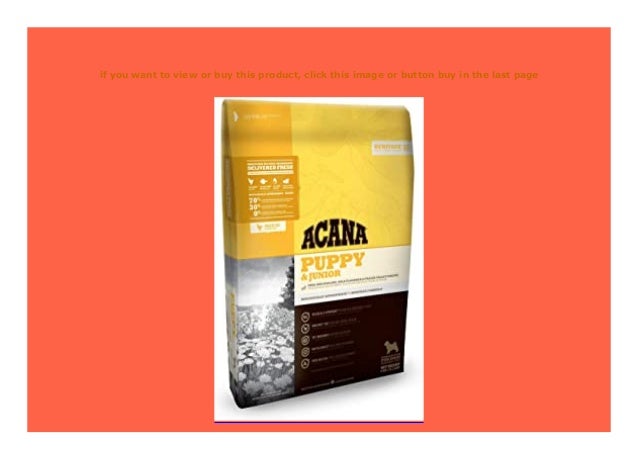 acana puppy junior review