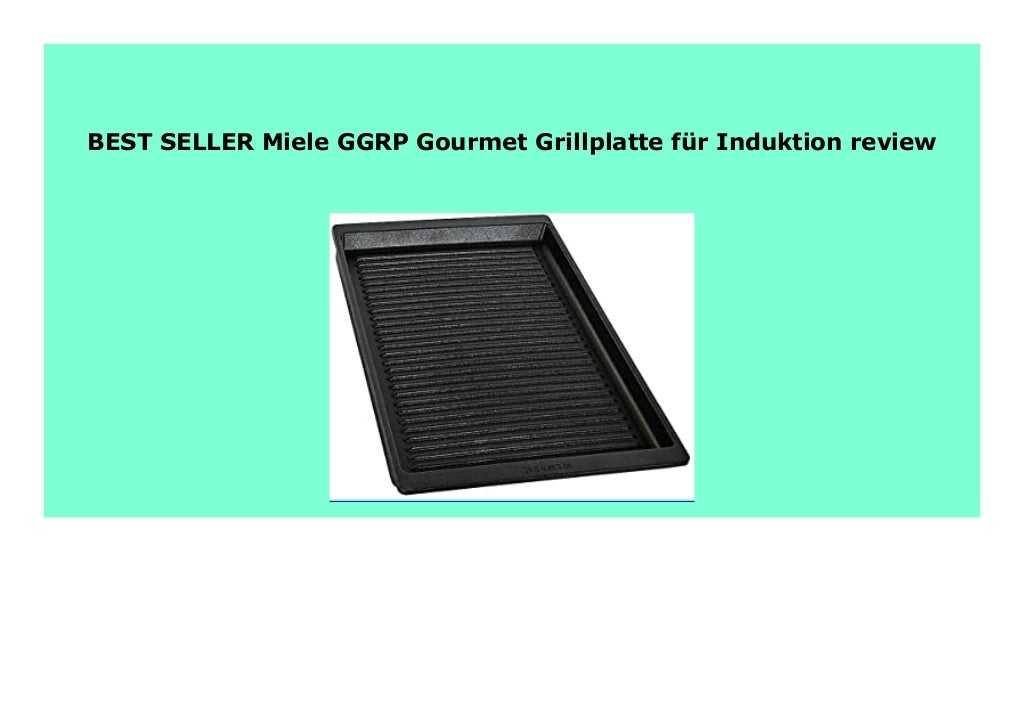 Best seller Miele GGRP Gourmet Grillplatte f r Induktion review 639