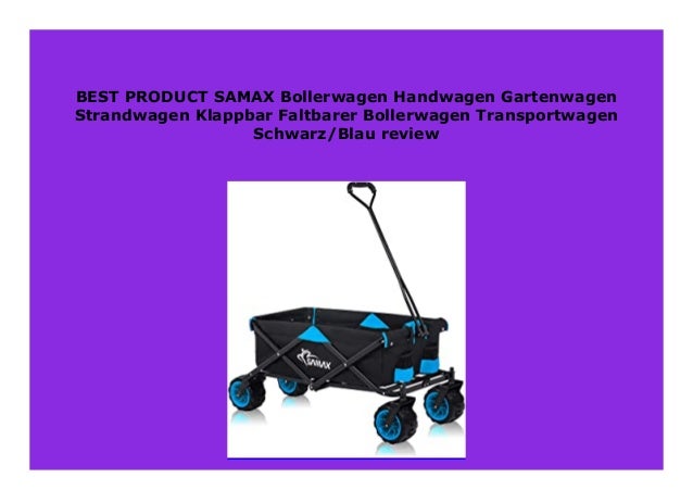 Best Seller Samax Bollerwagen Handwagen Gartenwagen Strandwagen Klapp