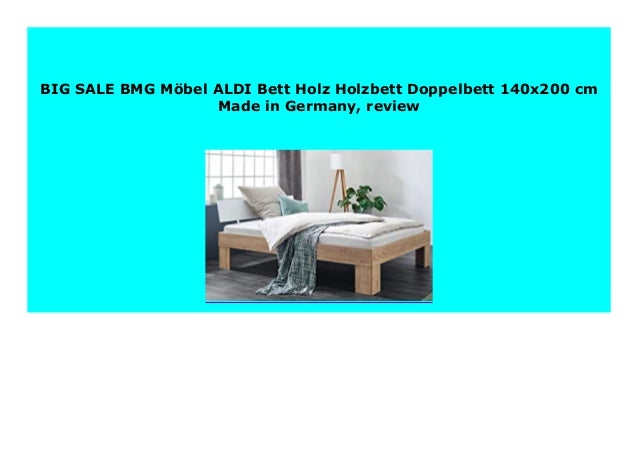BEST BUY BMG M bel ALDI Bett Holz Holzbett Doppelbett ...