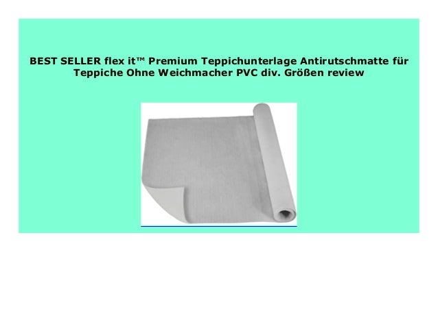 Best Price Flex It Premium Teppichunterlage Antirutschmatte F R Te