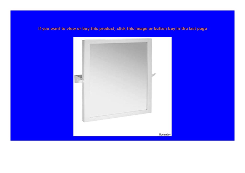 BEST PRODUCT Kippspiegel 600 x 600 mm wei Badartikel Bad Zubeh r Bad…