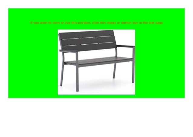 Discount Bellagio Stabile Bravo Gartenbank 2 Sitzer Aluminium Garte