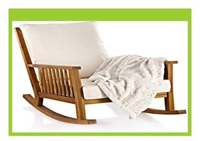 best buy pureday schaukelstuhl inklusive kissen outdoorgeeignet