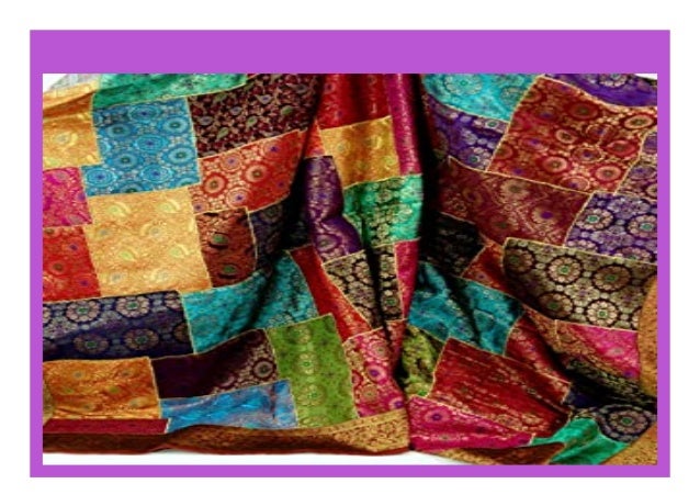 Discount Guru Shop Orientalische Patchwork Brokatdecke Indische Tage