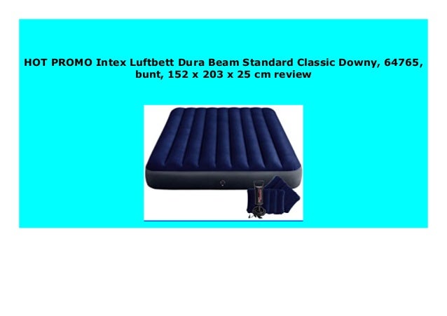 Discount Intex Luftbett Dura Beam Standard Classic Downy 64765 Bunt
