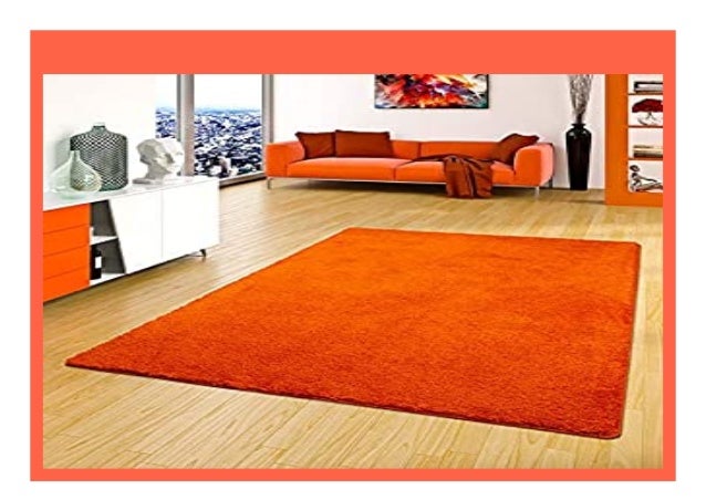 Big Discount Palace Hochflor Shaggy Teppich Orange In 24 Gr En